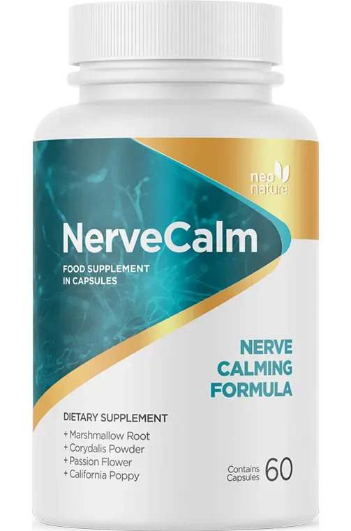 NerveCalm dietary supplement bottle
